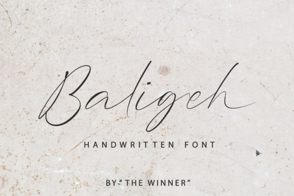 Baligeh Thin Handwritten Font for Modern Web Design
