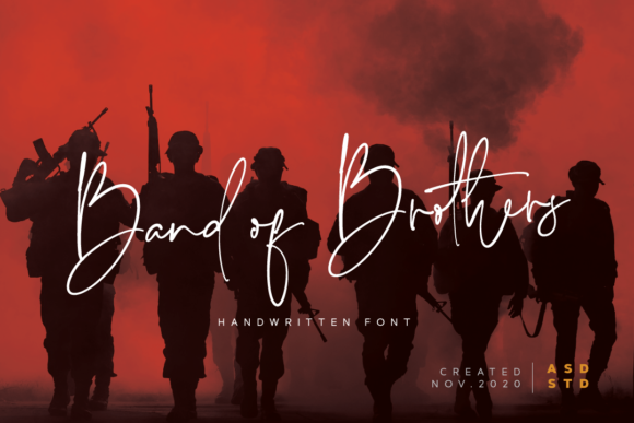 Band of Brothers: A Handwritten Font for Elegant Branding