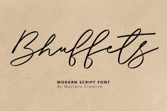 Bhuffets Handwritten Font Review for Editorial Design
