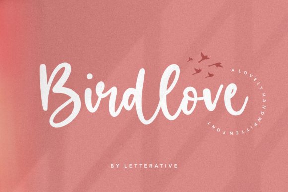 Birdlove Handwritten Font for Dreamy Brand Campaigns