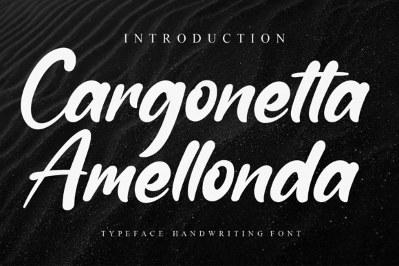 Cargonetta Amellonda: The Bold Handwritten Font for Standout Branding