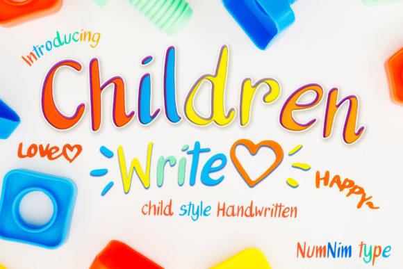 Children Write: A Joyful Handwritten Font for Editorial Design