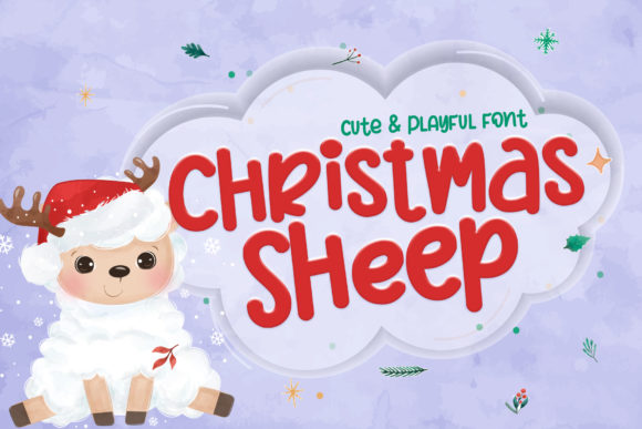 Christmas Sheep Handwritten Font Review
