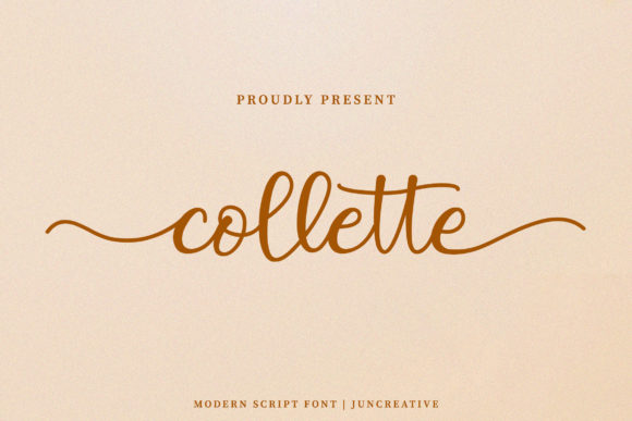 Collette: Organic Calligraphy Font for Boutique Branding