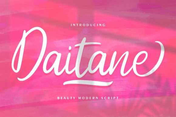 Daitane: The Sweet Script Handwritten Font for Romantic Branding