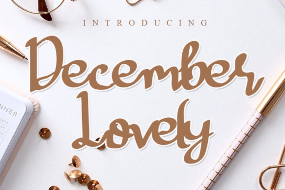 December Lovely: A Script Handwritten Font for Elegant Web Design