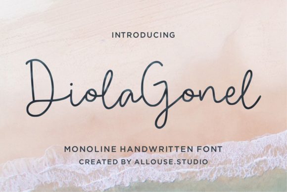 Diola Gonel: A Sweet Script Handwritten Font for Editorial Design
