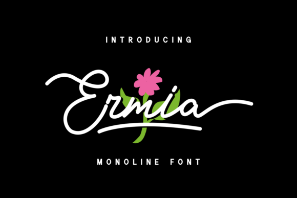 Ermia: A Delicate Script Handwritten Font for Editorial Design
