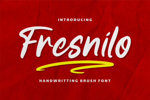 Fresnilo Brushed Handwritten Font Review