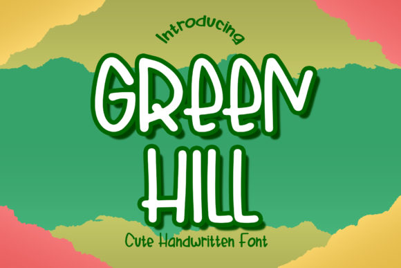 Green Hill Handwritten Font for Editorial and Lifestyle Design