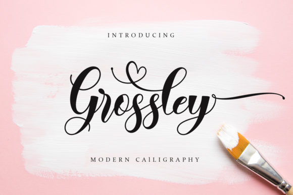 Grossley: The Elegant Script Handwritten Font for Modern Branding
