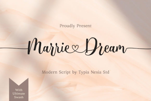 Marrie Dream Typeface: Elevating Brand Identity with Romantic Handwritten Style