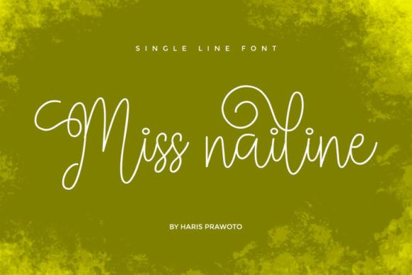 Miss Nailine: The Sweet Handwritten Font for Boutique Branding