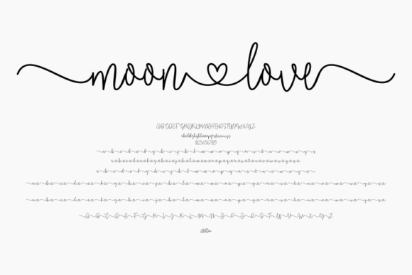 Moonlove: A Sweet Script Handwritten Font for Romantic Branding