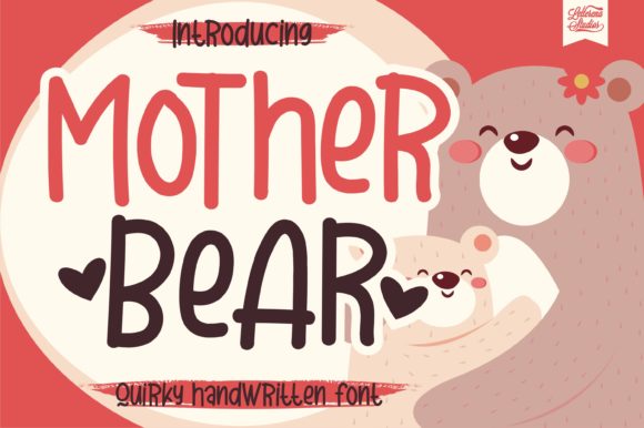 Mother Bear: A Quirky Handwritten Font for Friendly Digital Branding