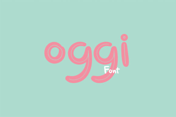 Oggi Handwritten Font for Sweet Brand Identity