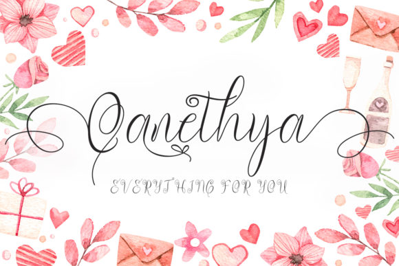 Qanethya: A Stylish Handwritten Font for Elegant Brand Identity