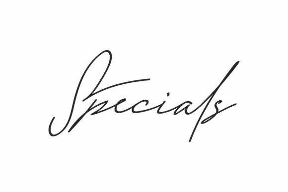 Specials: A Relaxed Script Handwritten Font for Designers