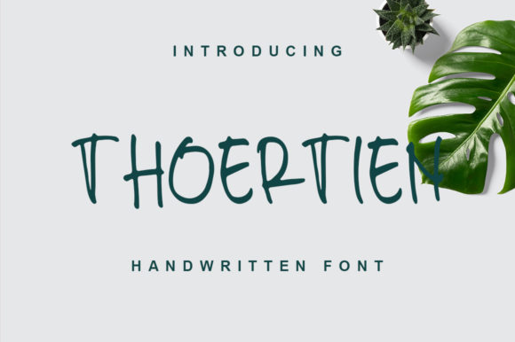 Thoertien: The Perfect Handwritten Font for Handmade Brands