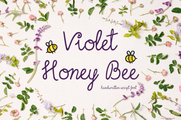 Violet Honey Bee: The Handwritten Font for Boutique Branding